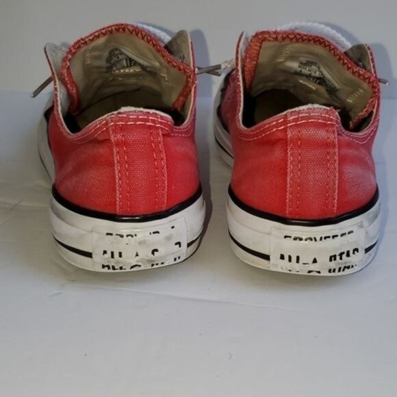Converse Red Chuck Taylor All Stars Low Tops SNEAKERS SHOES Woman's WOMEN'S 6 - Picture 6 of 12